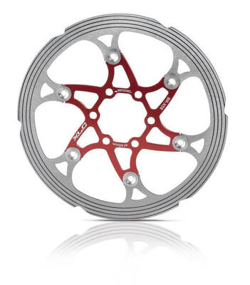 Xlc br-x59 6 hole brake disc red / silver