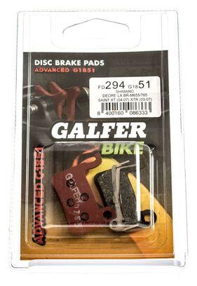 GALFER SHIMANO DEORE / XT / LX / SAINT / XTR Metallic ADVANCED G1851 Brake Pads 1/1