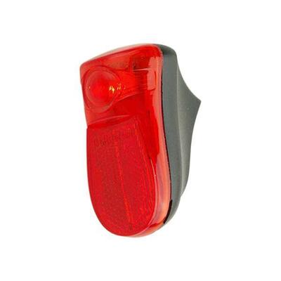 Achterlicht voor fiets op batterij bevestiging spatbord led ce goedgekeurd optim