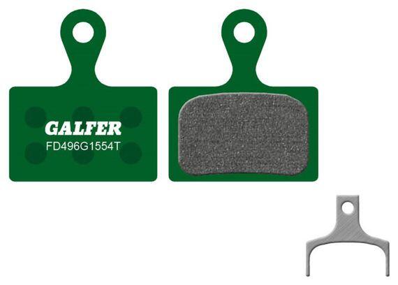 Pastilhas de travão galfer fd496 g1554t pro semi-metálicas para shimano tiagra /
