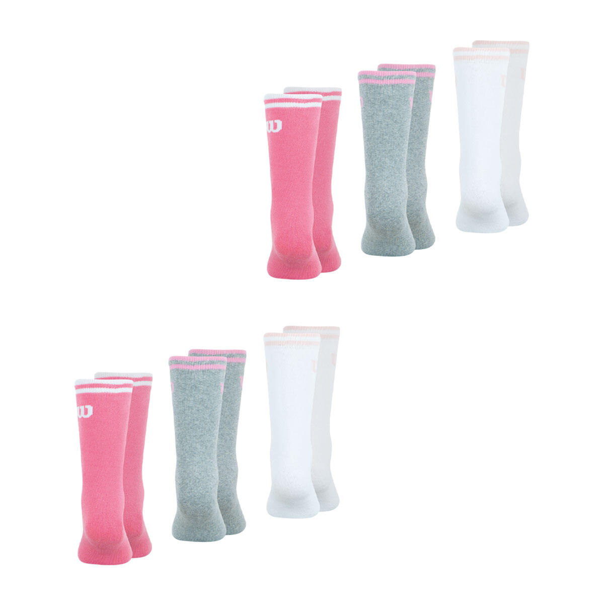 Lot de 6 paires de chaussettes mi-hautes fille Essentiel 3/4