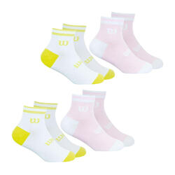Lot de 4 paires de chaussettes basses fille Essentiel