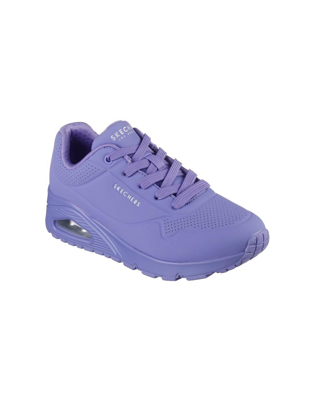 Chaussures pour femmes Skechers Uno - stand on air Violet 3/5
