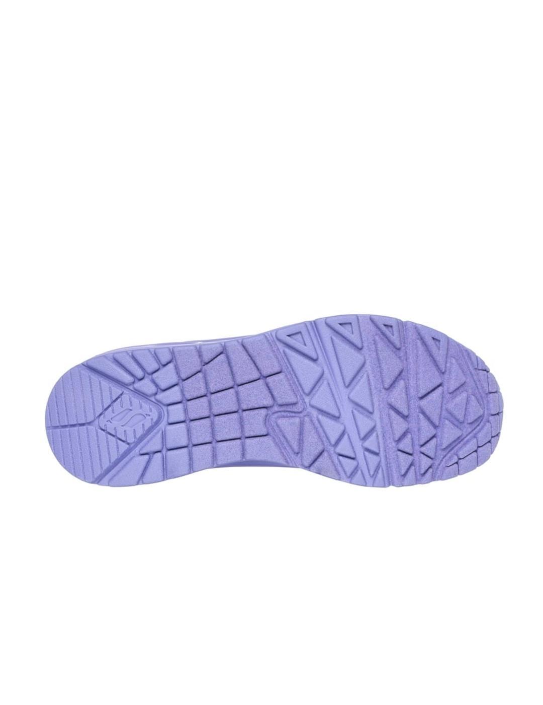 Chaussures pour femmes Skechers Uno - stand on air Violet 5/5