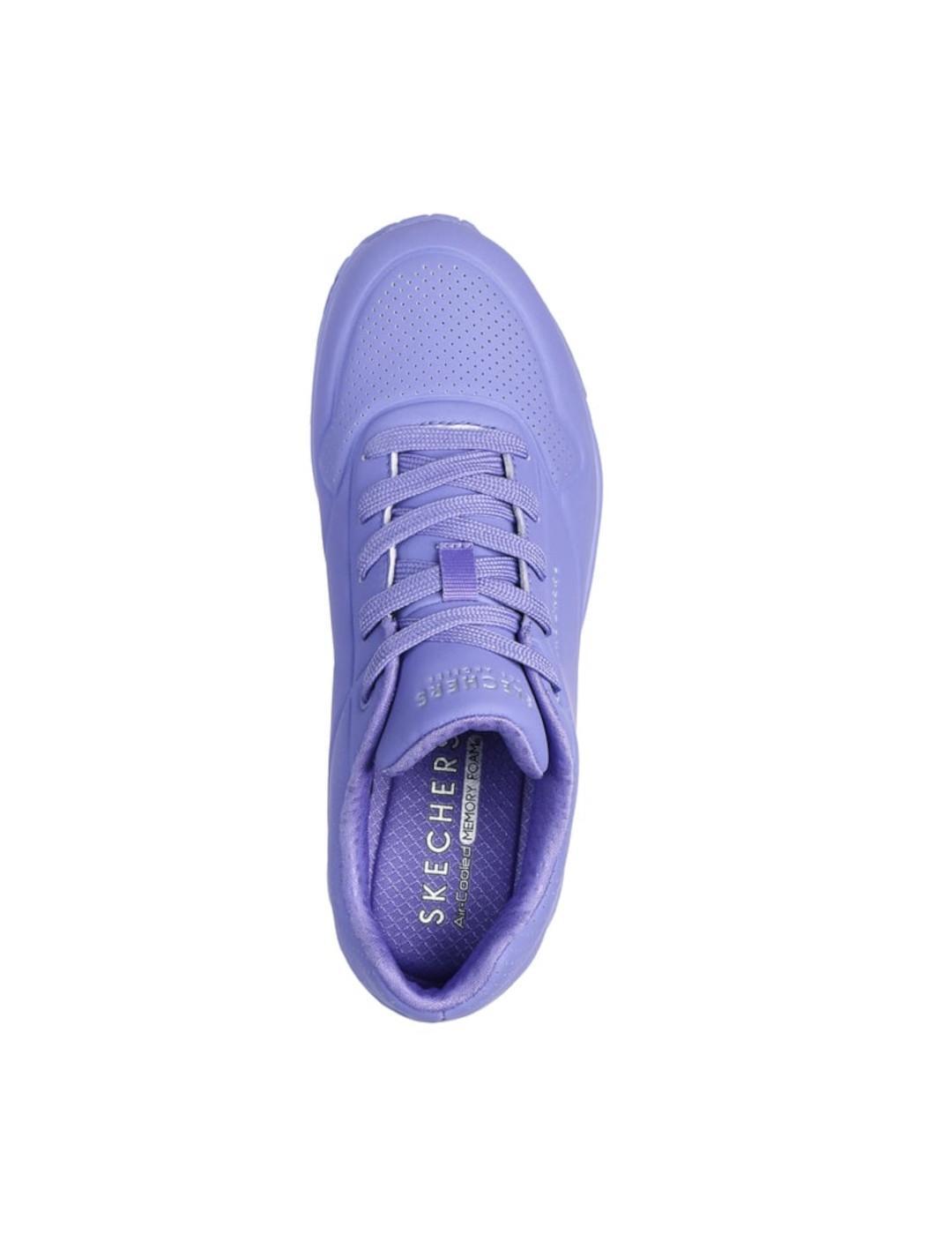 Chaussures pour femmes Skechers Uno - stand on air Violet 4/5