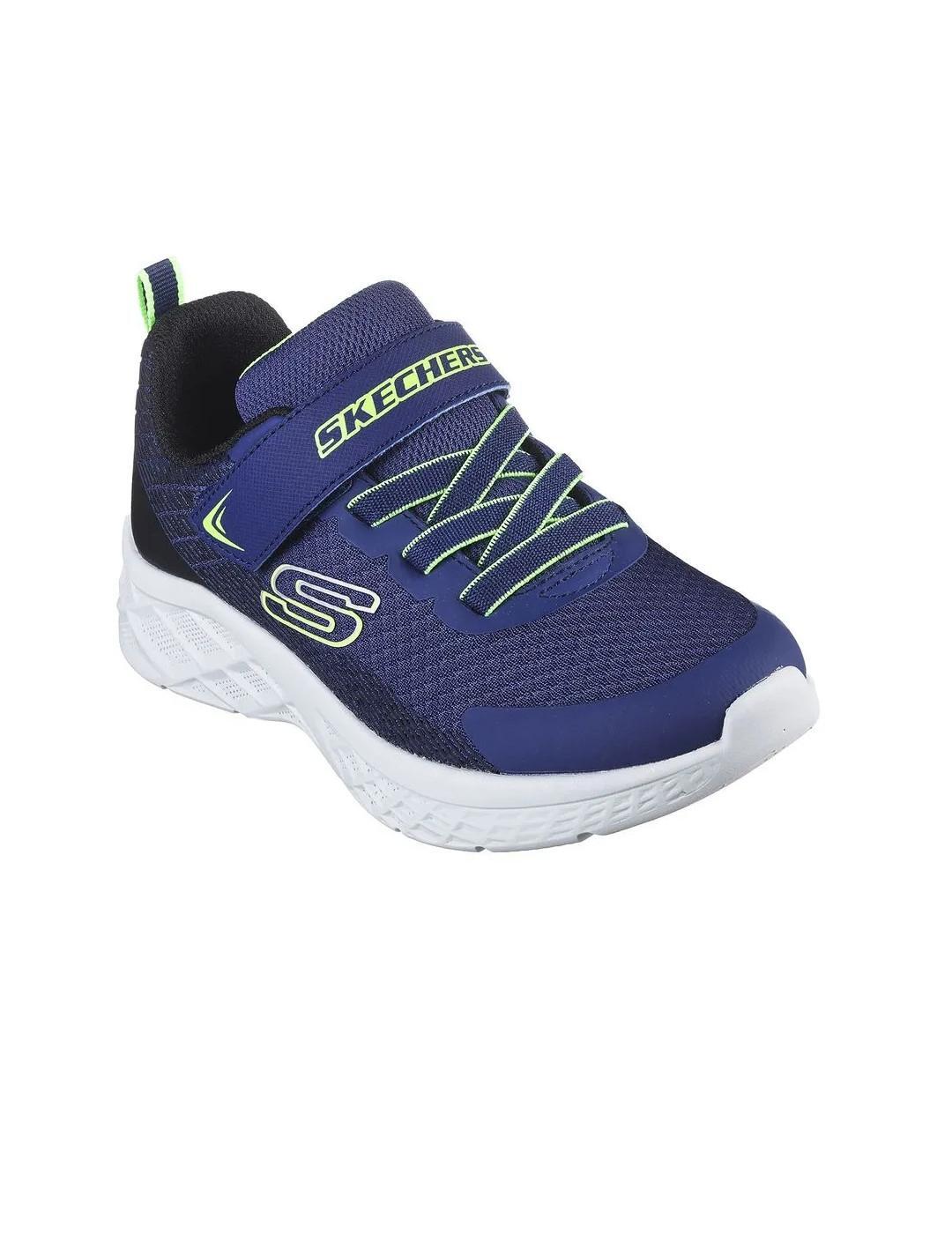 Scarpe da bambino Skechers Microspec ii Blu 3/5
