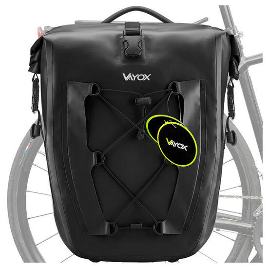 Borsa per bicicletta da portapacchi VAYOX VA0353 laterale impermeabile 27L