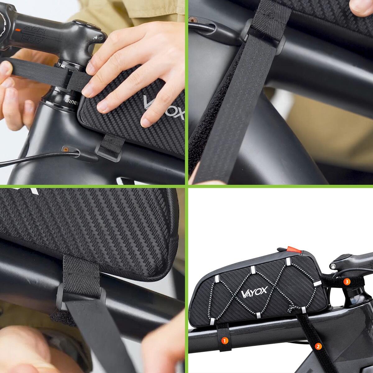 Borsa per bicicletta sul telaio VAYOX VA0347 impermeabile 6/7