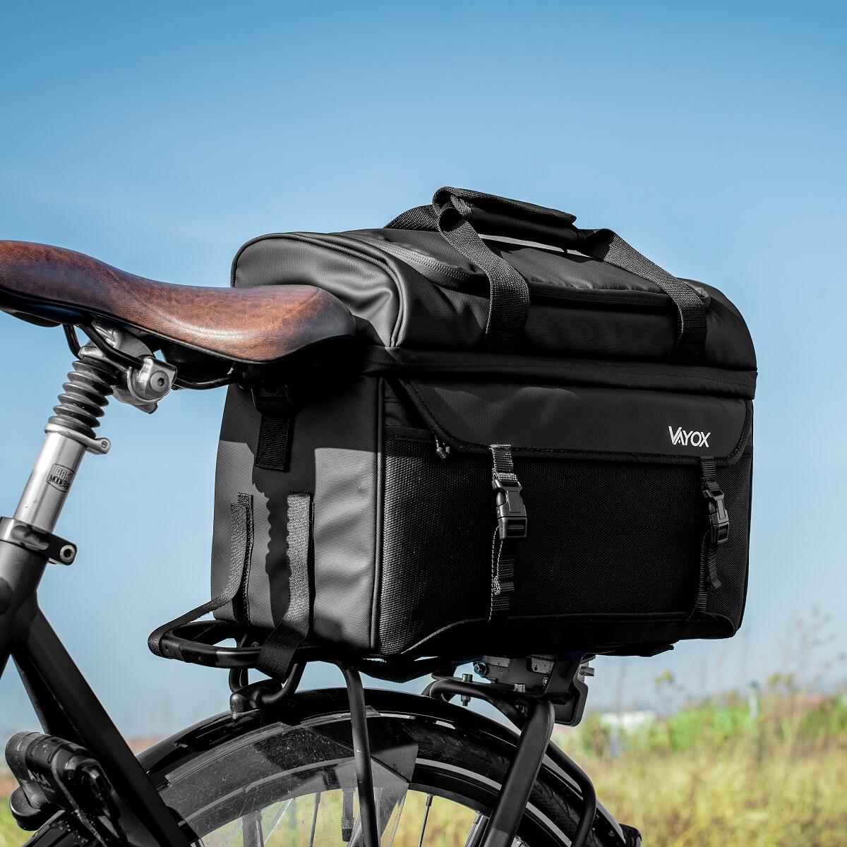Borsa per bicicletta da portapacchi VAYOX VA0350 impermeabile termica 11L 4/8