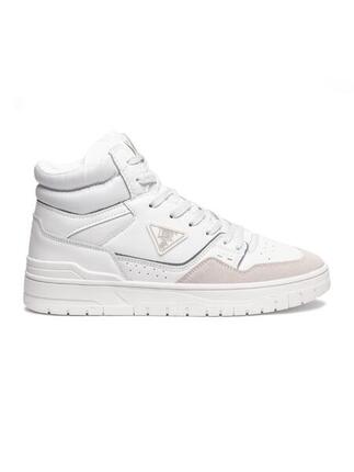 Sneaker montante avec détails en daim Leone New Insert