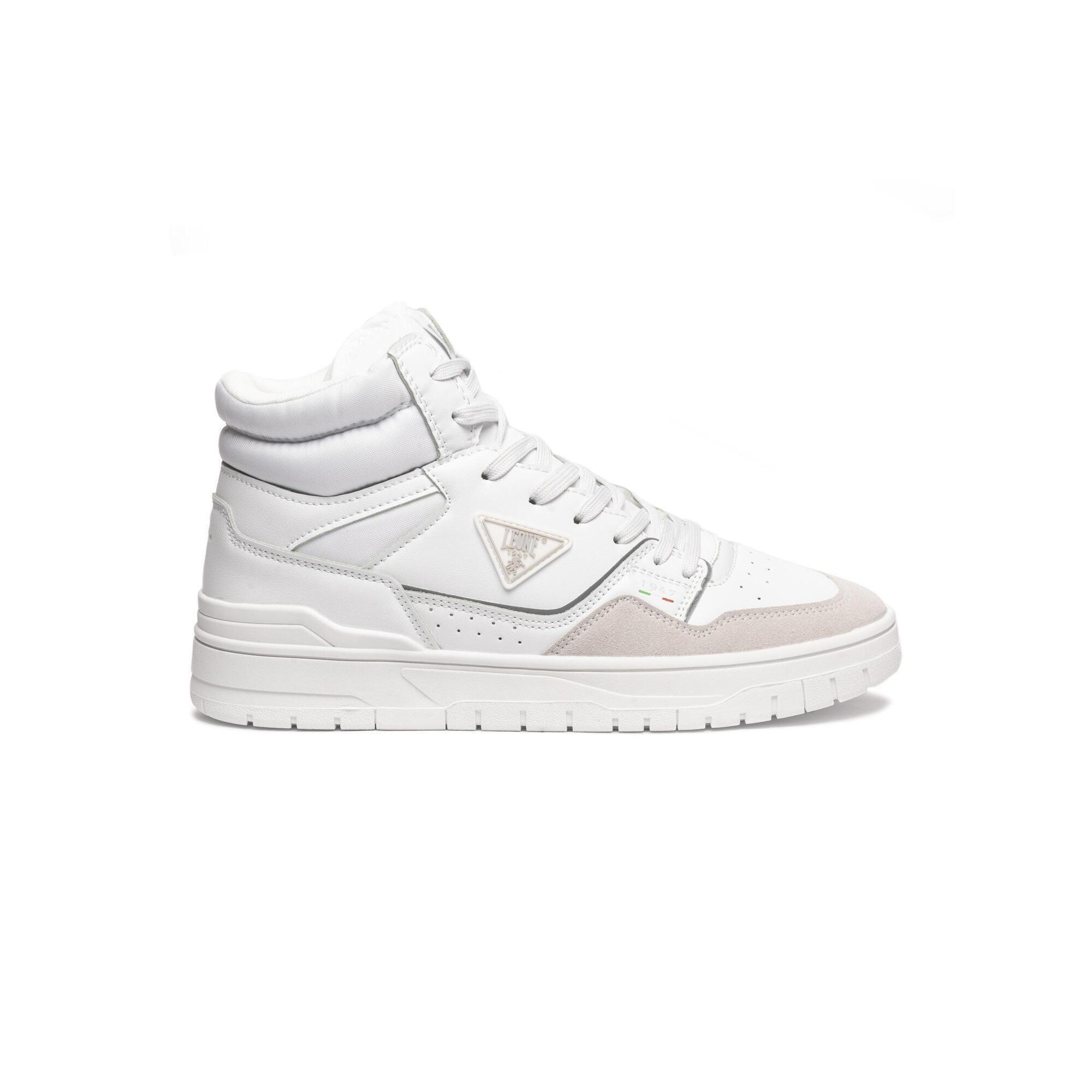 Leone 1947 Apparel - Sneaker Montante Avec Détails En Daim Leone New Insert - Baskets - Blanc - 43 - Decathlon