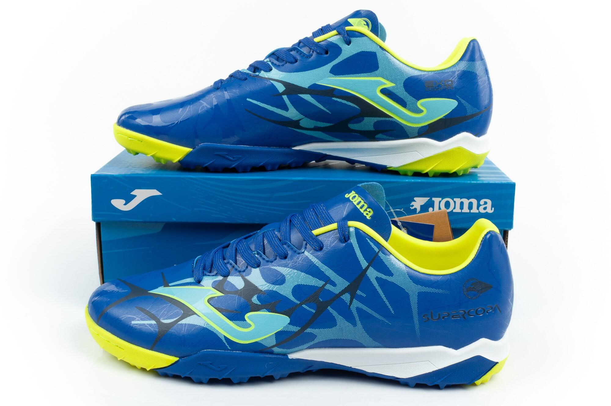 Chaussures Football Football Adulte Joma Super Copa 25 TF Bleu Roi 7/7