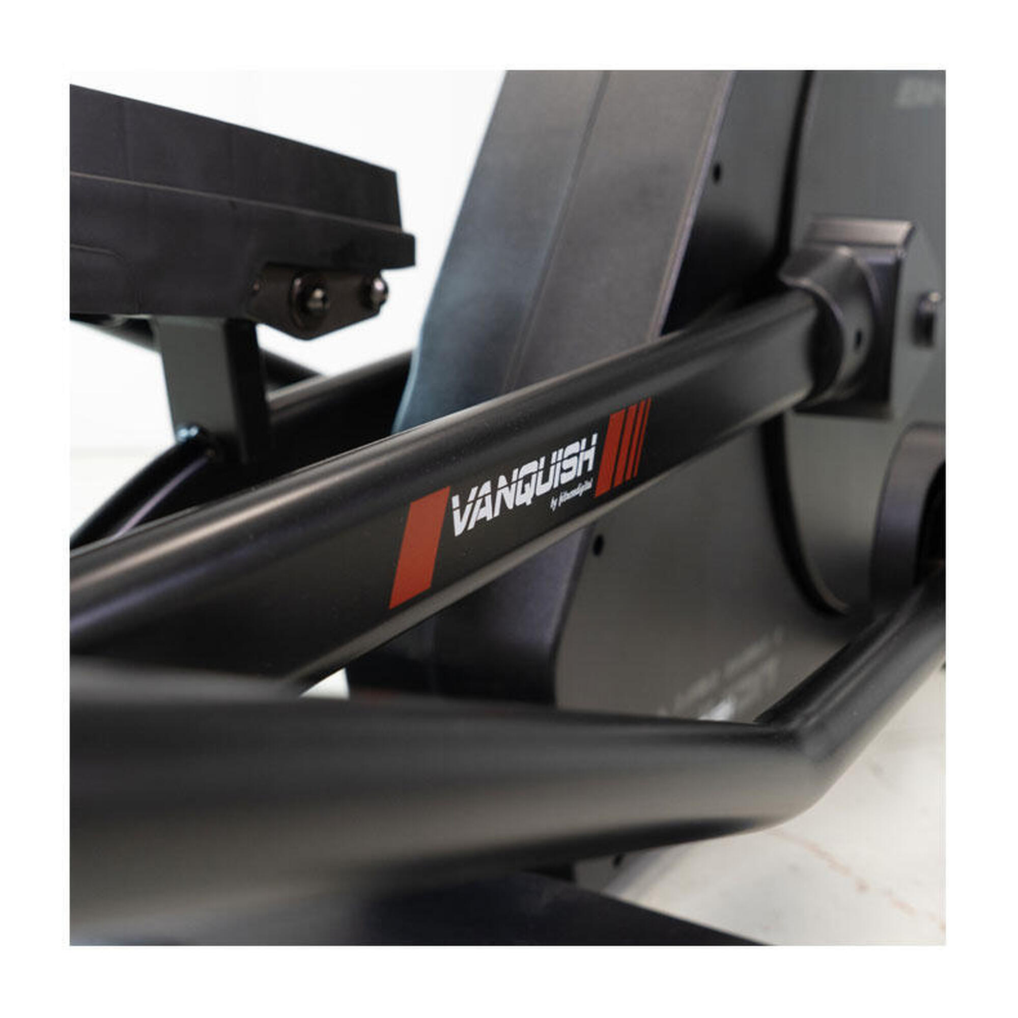 Bicicleta Elíptica Vanquish - Kinomap y Zwift - inercia 35kg - zancada 51cm