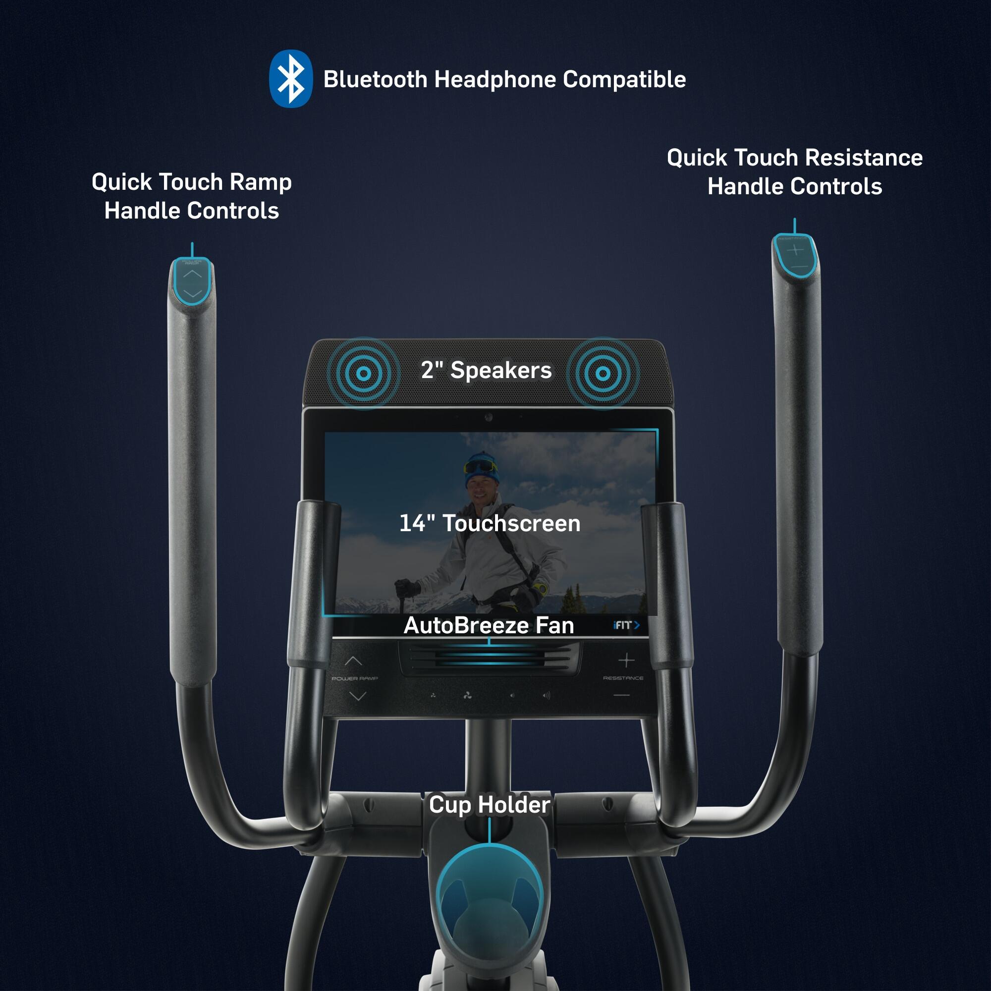 Elliptische Trainer AirGlide 14i / Gemotoriseerde helling met hellingshoek 2/6
