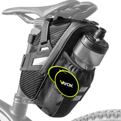 Borsa per bicicletta sotto la sella VAYOX VA0349 con supporto per borraccia 1.5L