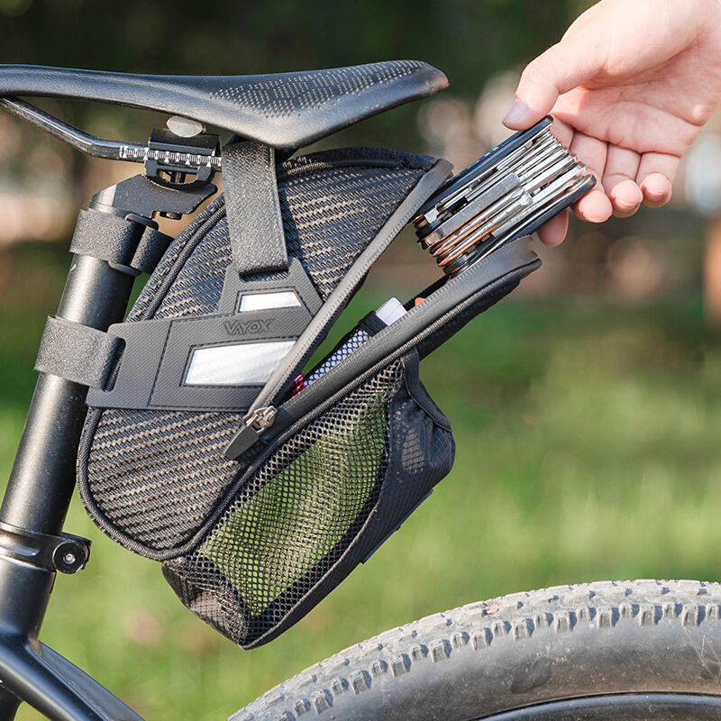Cyklistická podsedlová brašna VA0349 s držákem na láhev voděodolná 1,5L 2/7