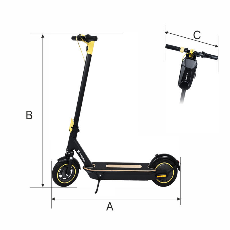 Hulajnoga elektryczna XRIDER M10ME Aplikacja KERS 1000W PEAK bateria LG