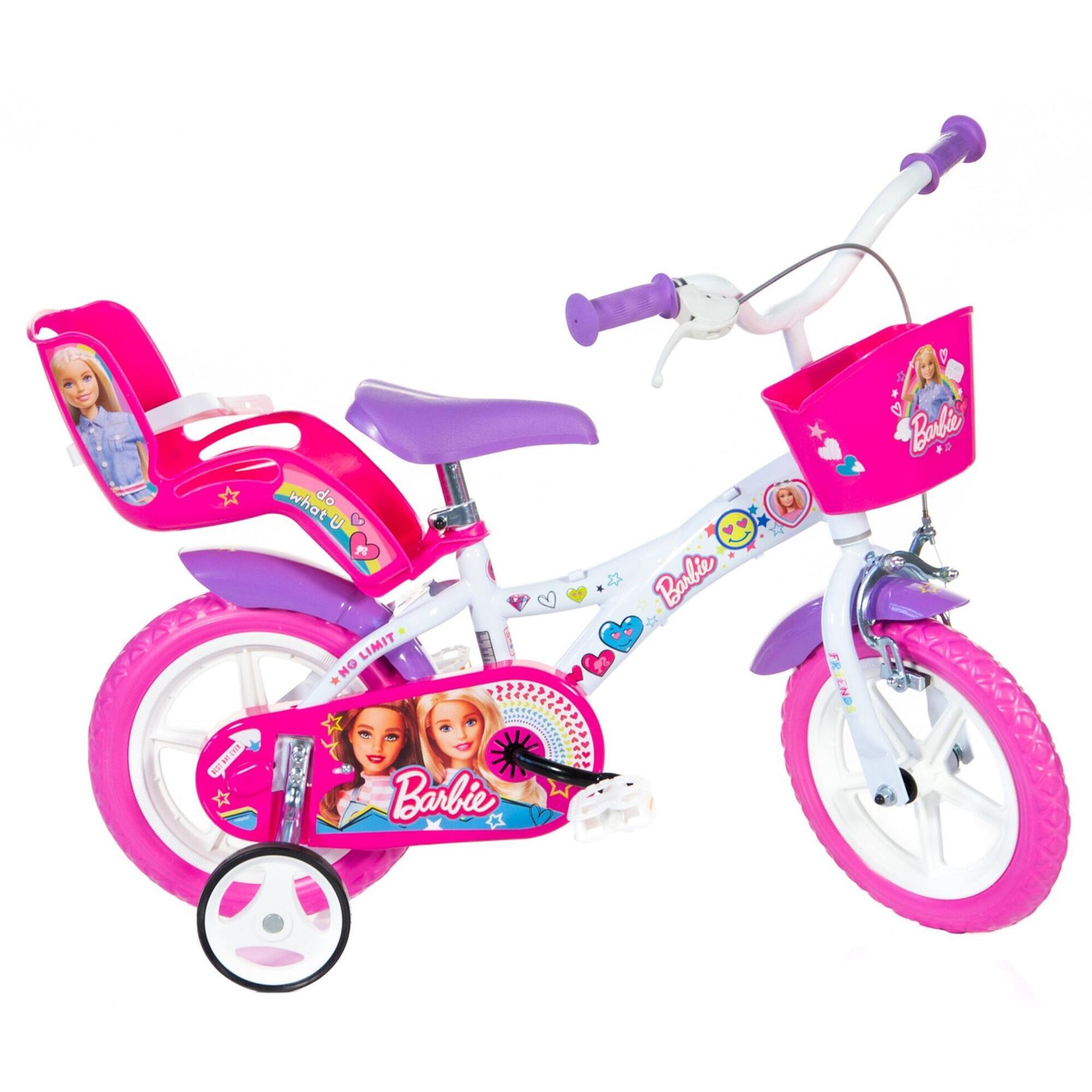 Bicicleta de Criança 12 polegadas Barbie 3 anos