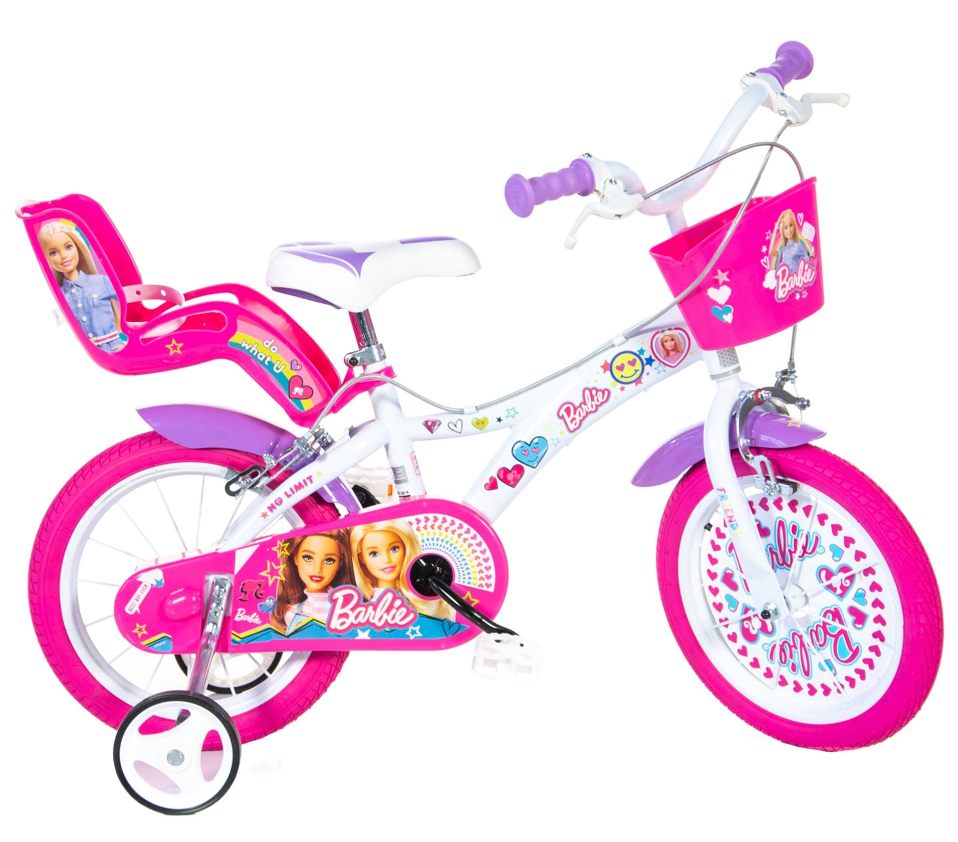 Bicicleta de criança 14 polegadas barbie 4-6 anos