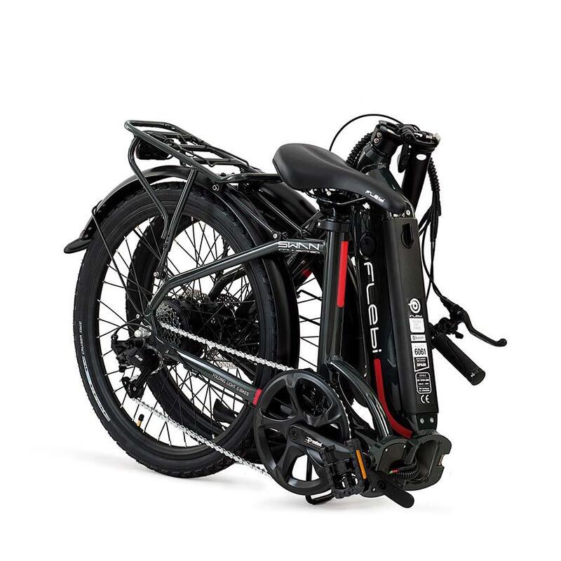 Bicicleta electrică pliabilă Swan 24" Grey | Autonomie 70km - Baterie 10.4Ah