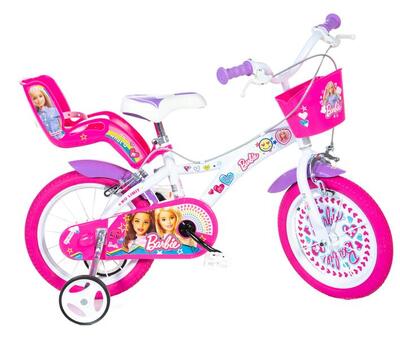 Kinderfiets 16 inch 5-7 jaar barbie