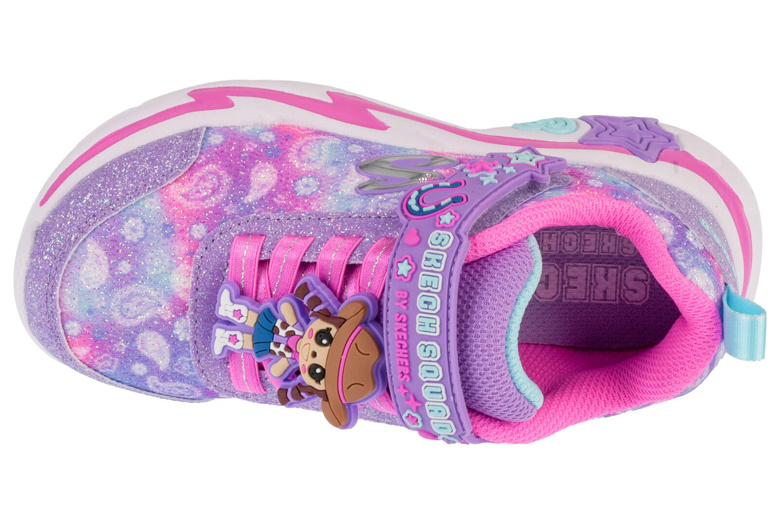 Chaussures Enfants Skechers Snuggle Sneaks rose 3/4