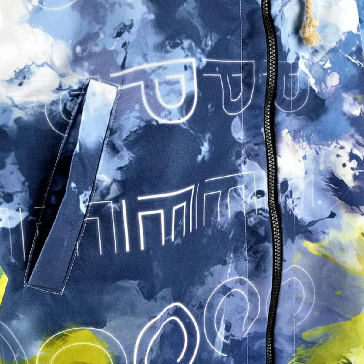 Ponczo ręcznikowe OCEAN na zip 5/5