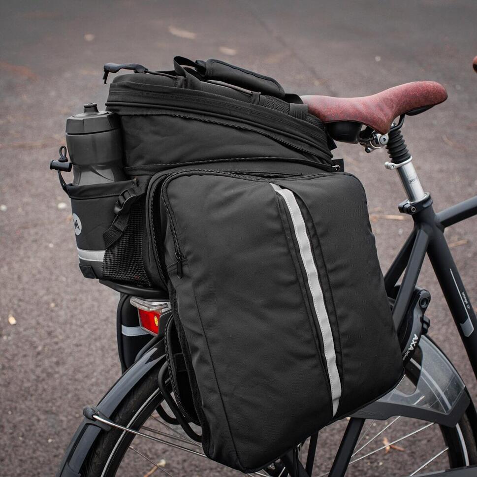 Torba rowerowa na bagażnik VAYOX VA0346 wodoodporna rozkładana 35L