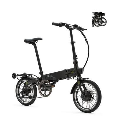 Opvouwbare elektrische fiets supra 4.0 black lime | 16” | actieradius 70 km