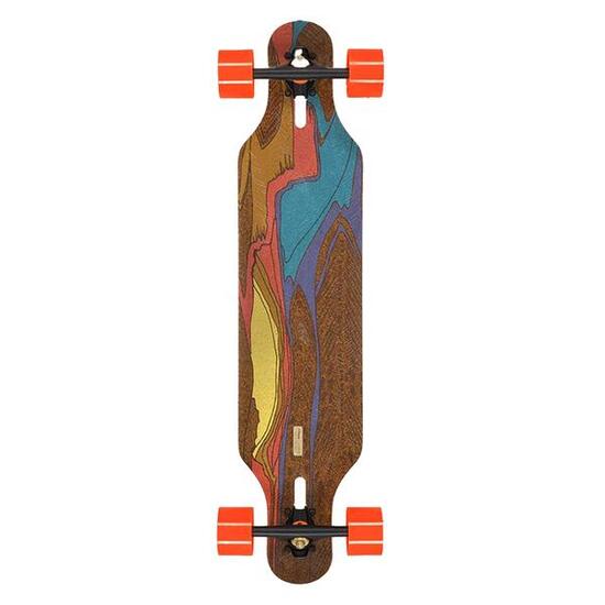 LOADED Icarus Longboard mit Kegels und Nippeln Flex 2 38,4