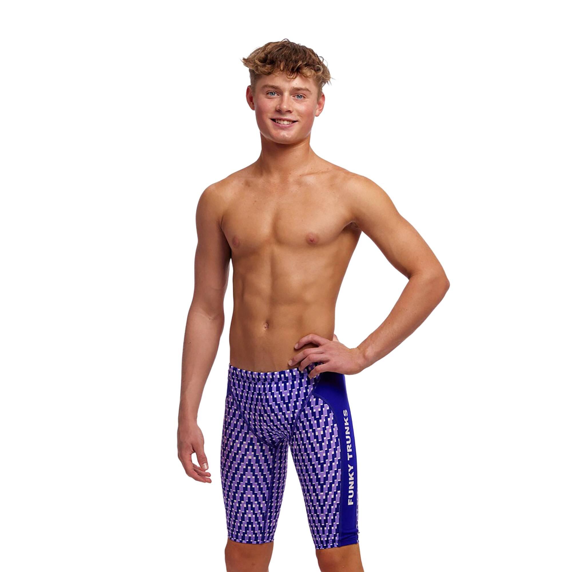 Funky Trunks - Jammer De Natation Funky Trunks Training Pour Enfants - Jammer - Violet - 24 - Decathlon