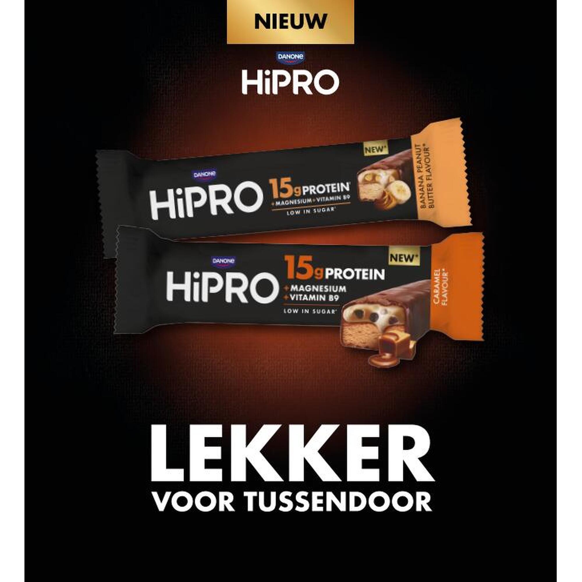 Barres protéinées - HiPro Protein Bar - Caramel Boite de 12