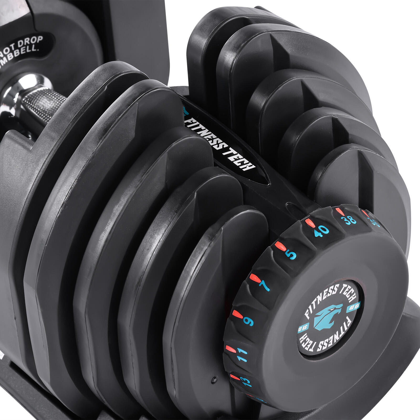 Mancuerna Ajustable de 5kg a 40kg Fitness Tech - Unidad 5/7