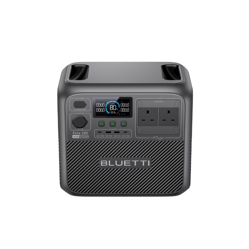 BLUETTI Power Station Elite 200 V2,2600W for Outdoor Camping and Road Trips 1/7