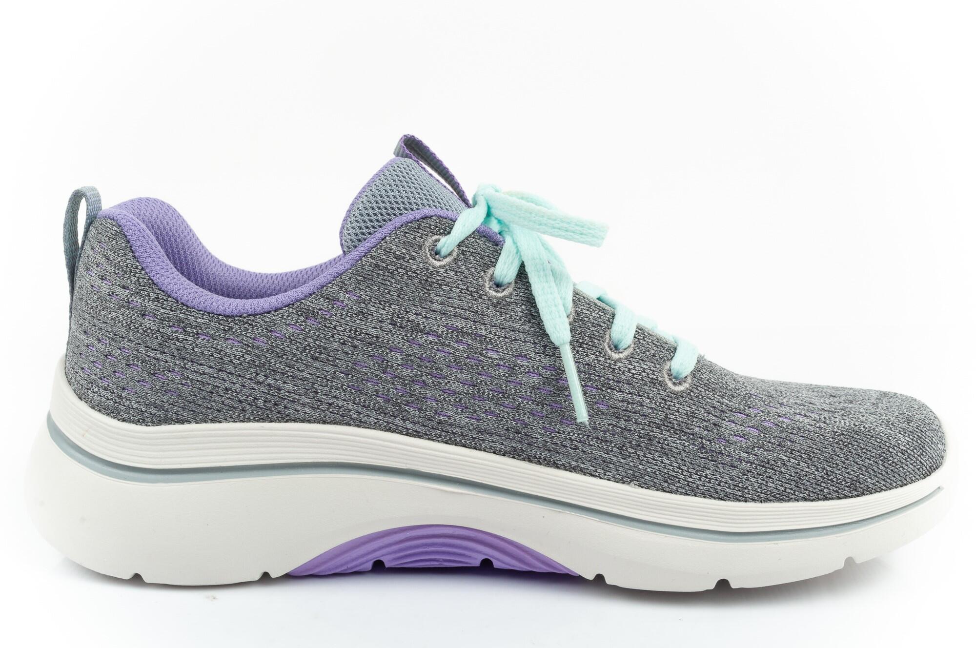 Pantofi sport Skechers Go Walk Arch Fit 2.0-Vivid Sunset, gri-lavanda 37.5 4/7