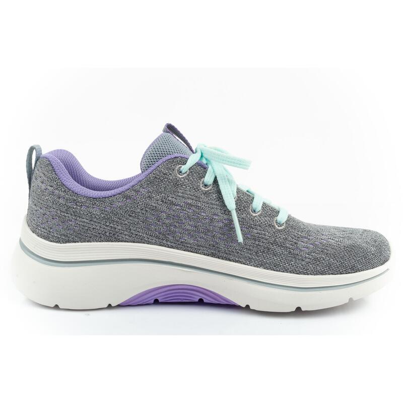 Pantofi sport Skechers Go Walk Arch Fit 2.0-Vivid Sunset, gri-lavanda 37.5