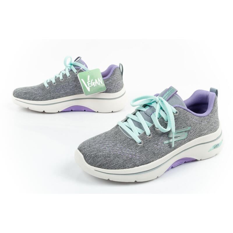 Pantofi sport Skechers Go Walk Arch Fit 2.0-Vivid Sunset, gri-lavanda 36.5