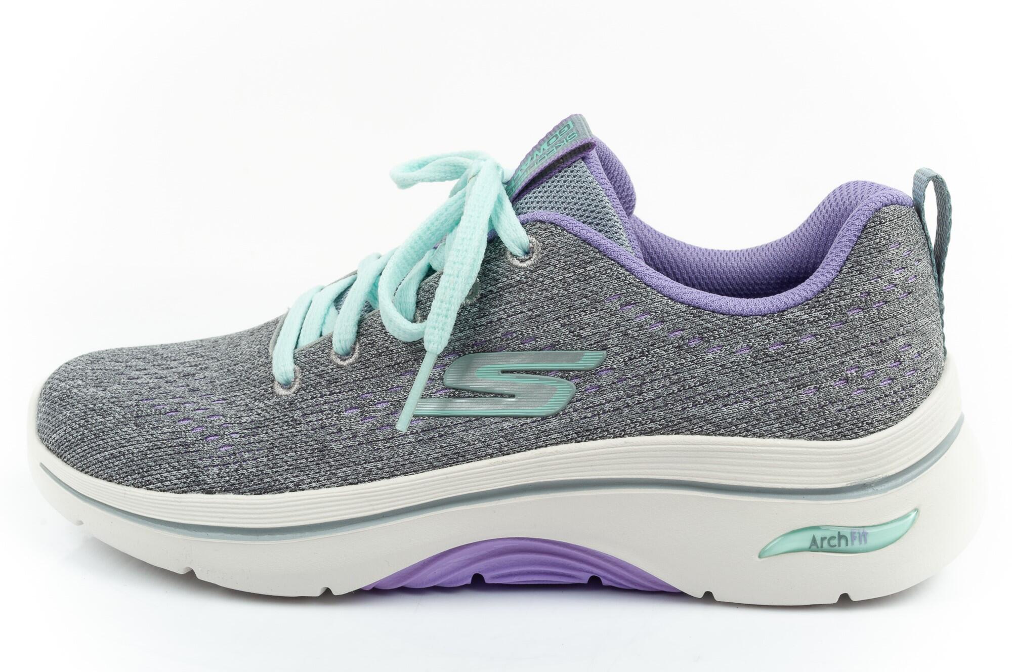Pantofi sport Skechers Go Walk Arch Fit 2.0-Vivid Sunset, gri-lavanda 37.5 2/7