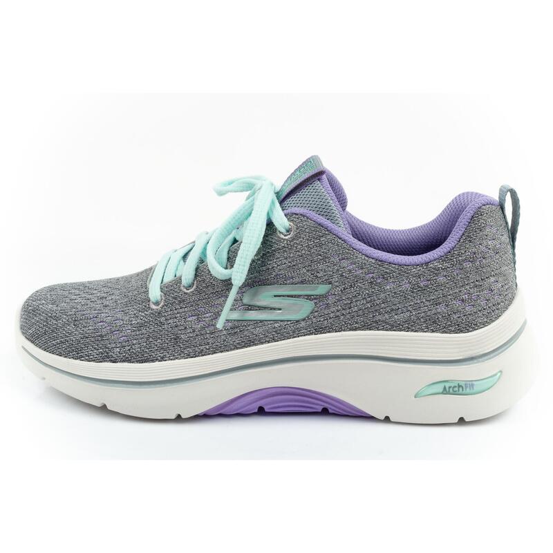 Pantofi sport Skechers Go Walk Arch Fit 2.0-Vivid Sunset, gri-lavanda 37.5