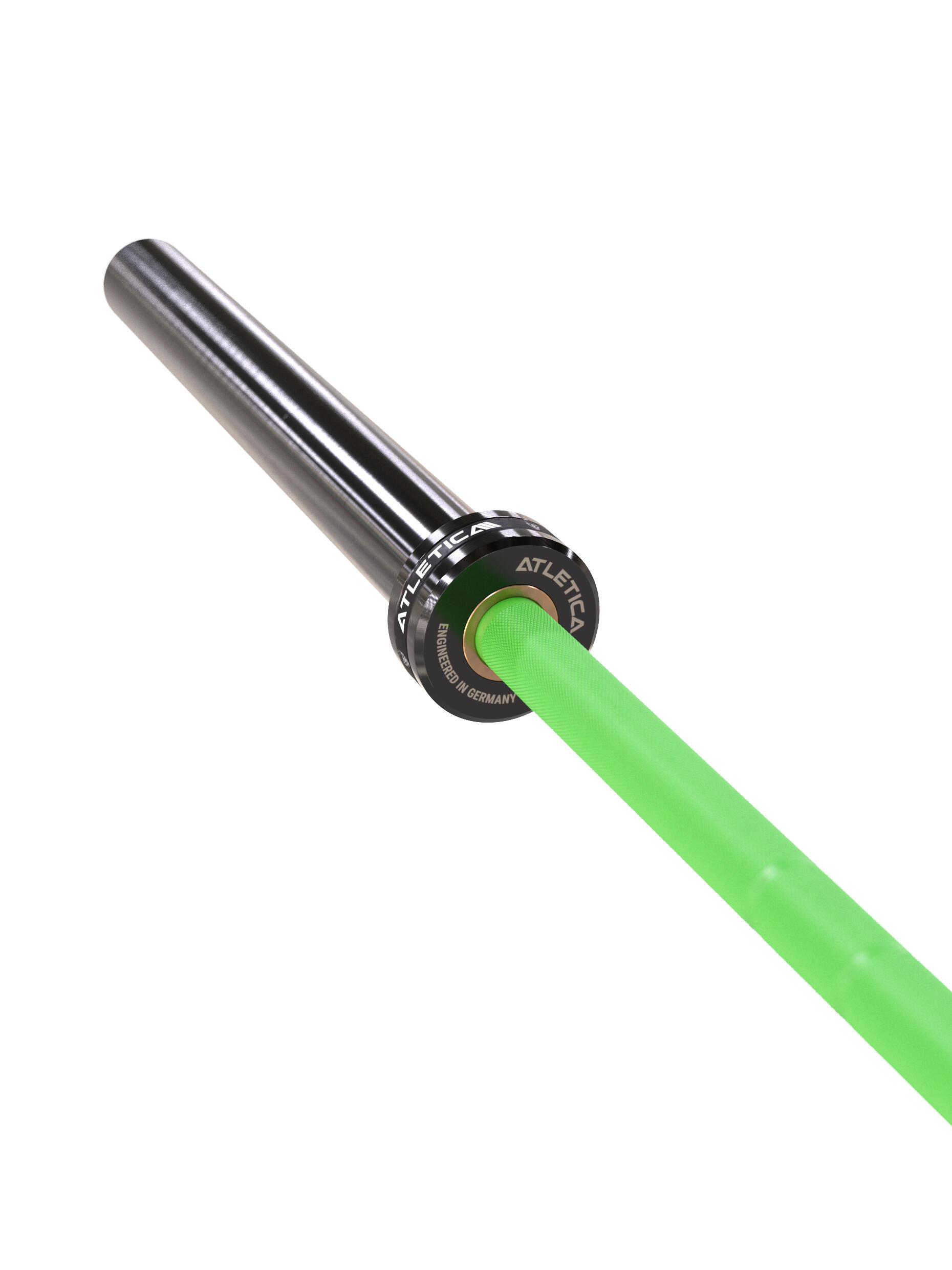 Langhantel | Delta | Electric Green | 20kg | IPF- & IWF-Markierungen 4/7