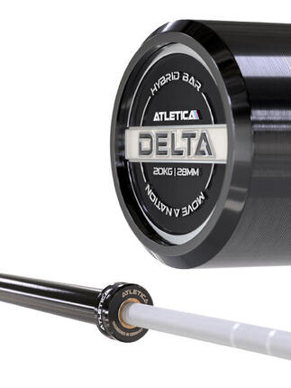 Langhantel | Delta | White | 20kg | IPF- & IWF-Markierungen | 50mm