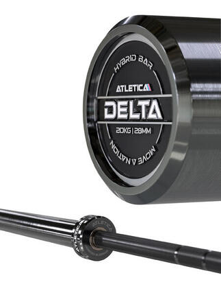 Langhantel | Delta | Tripple Black | 20kg | IPF- & IWF-Markierungen