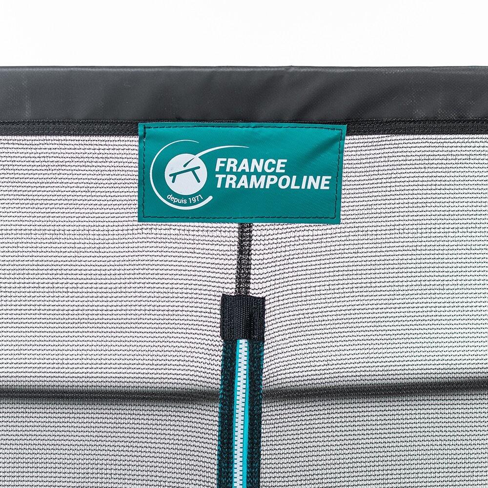 Trampoline Rond Jump'Up 430cm - Filet de Protection, Echelle + Kit d'ancrage 7/8