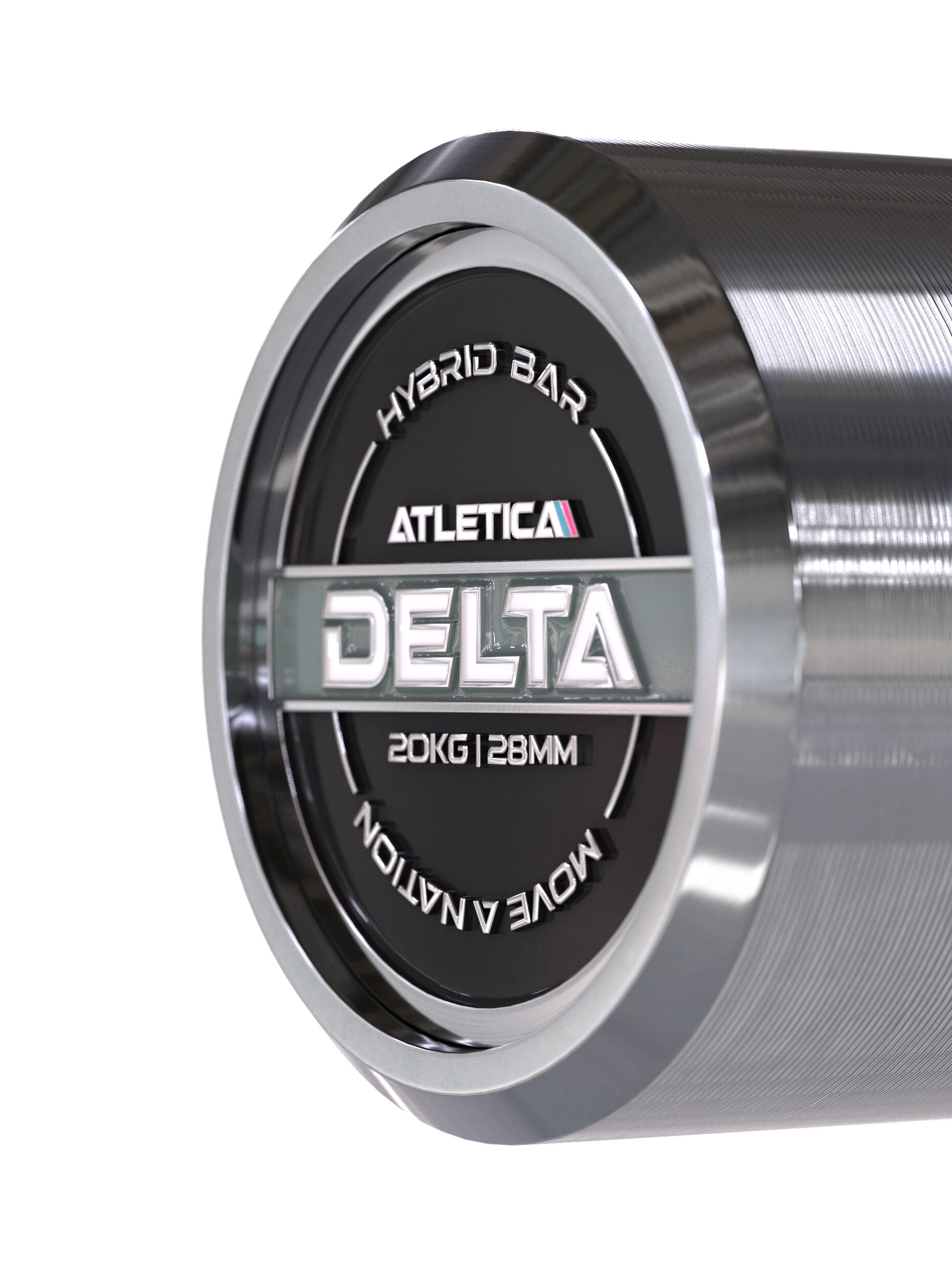 Langhantel | Delta | Chrome | 20kg | IPF- & IWF-Markierungen | 50mm 3/7