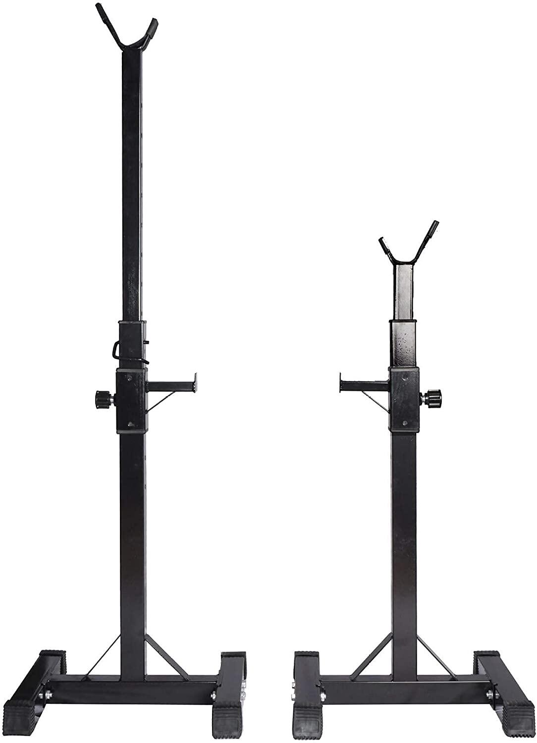 Squat Rack Développé/Squat Noir Fitness Tech 5/5