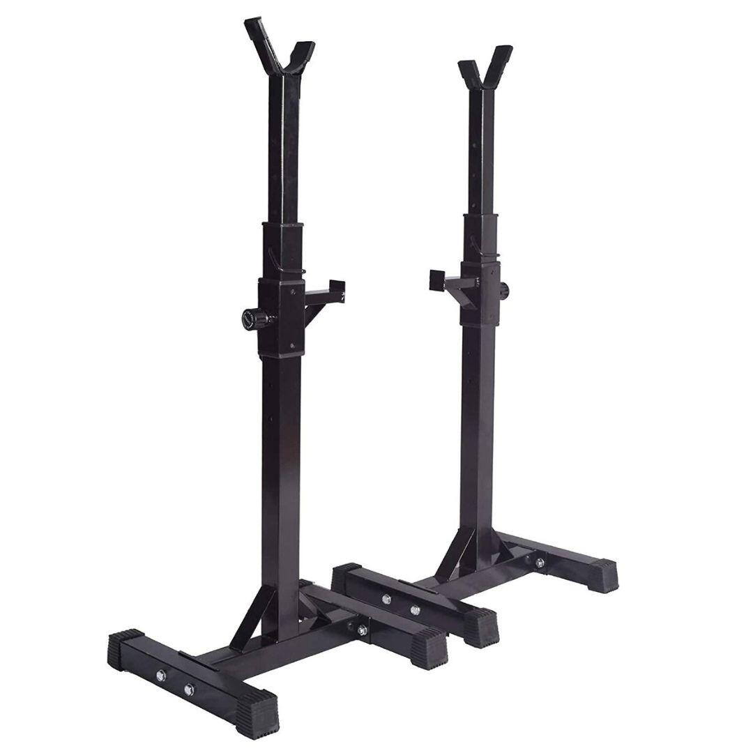Rack de agachamento - suporte para supino/agachamento fitness tech preto