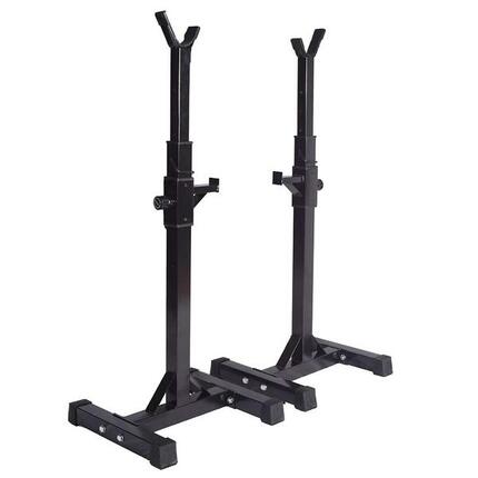 Squat rack – Bankdruk en squats – Zwart – Fitness Tech