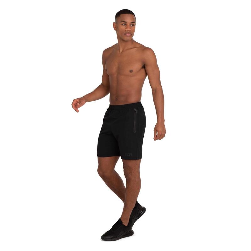 Short Léger Elite Tech avec Poches à Fermeture Éclair pour Hommes
