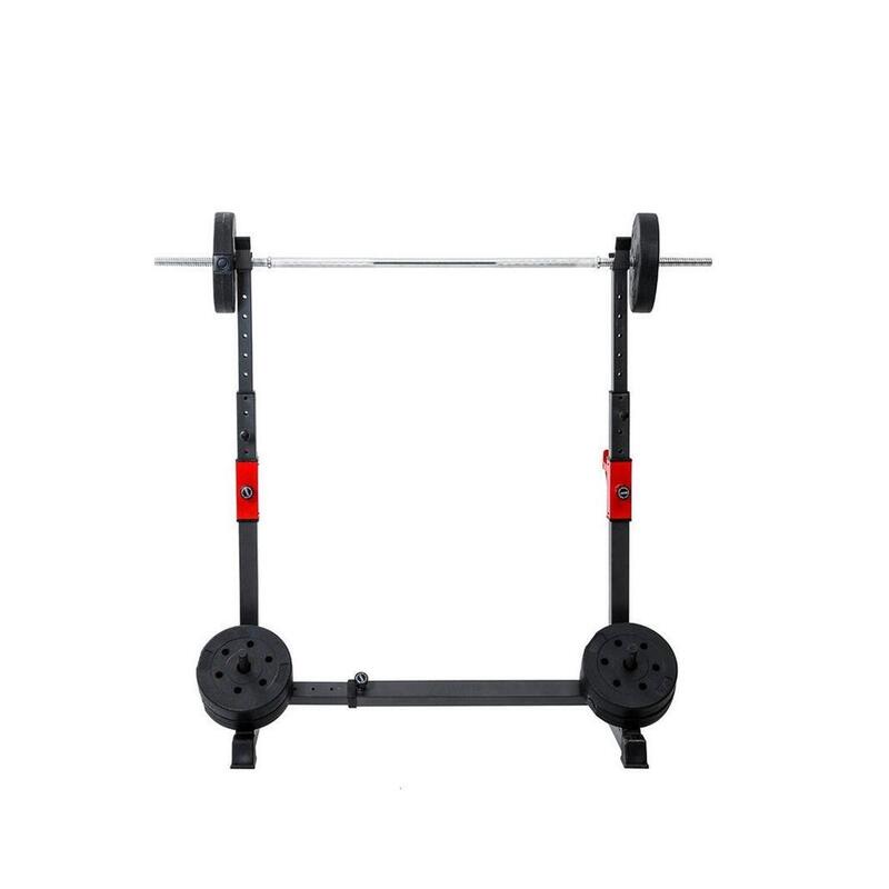 Rack Réglable Squat Noir Fitness Tech