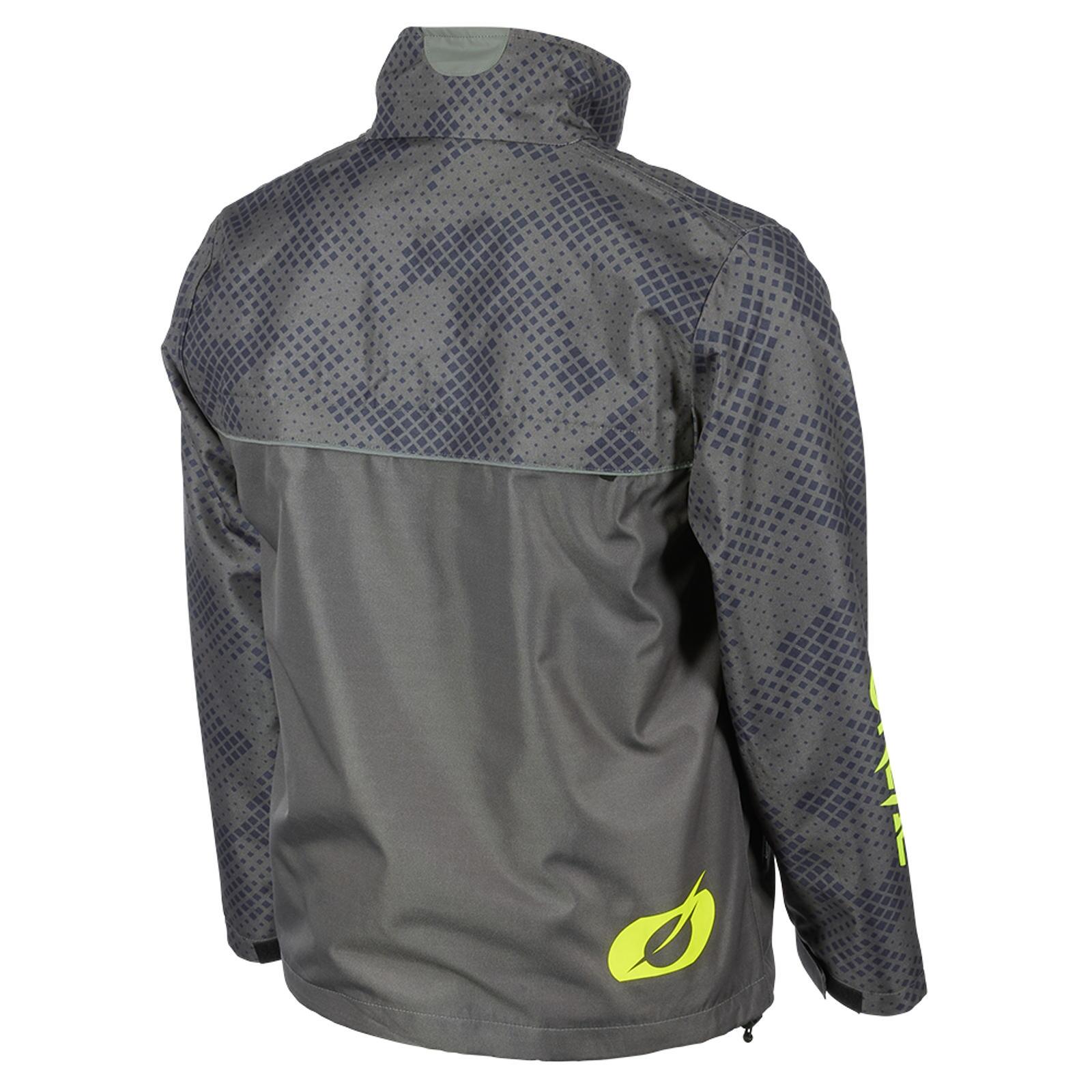SHORE Rain Jacket V.22 gris/jaune fluo 2/3